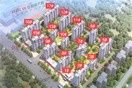 新七大道精装三房中信上城品府都花园旁拎包入住开阔视野